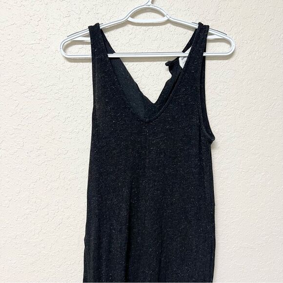 Anthropologie Cloth & Stone Jumpsuit Sleeveless Pockets Gray Heather Size S - Picture 2 of 7